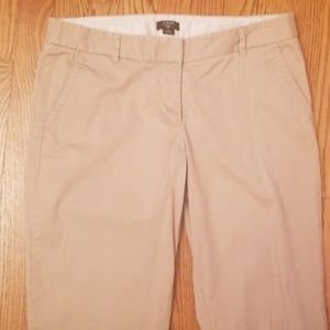 J. Crew Pants - J.Crew khaki stretch city fit ankle pants 8 J. Crew Pants - J.Crew khaki stretch city fit ankle pants 8